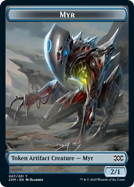 Myr (007) // Ooze Double-Sided Token, Double Masters 7 // 15