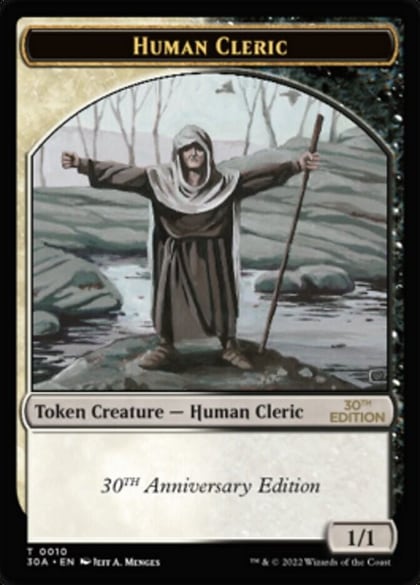 Human Cleric Token, 30th Anniversary Edition 10