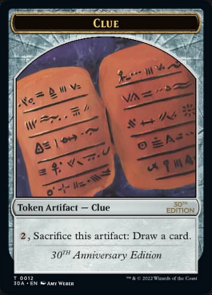 Clue (0012) Token, 30th Anniversary Edition 12