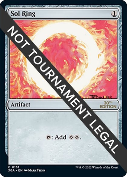 Sol Ring (131), 30th Anniversary Edition 131