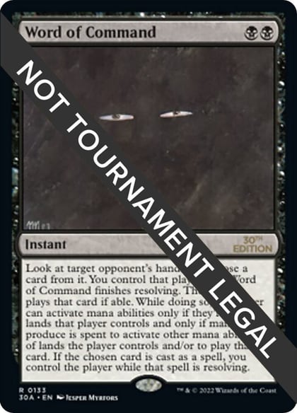 Word of Command, 30th Anniversary Edition 133