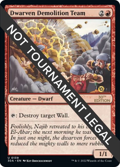 Dwarven Demolition Team, 30th Anniversary Edition 139