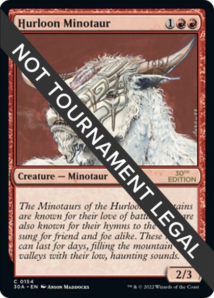 Hurloon Minotaur, 30th Anniversary Edition 154