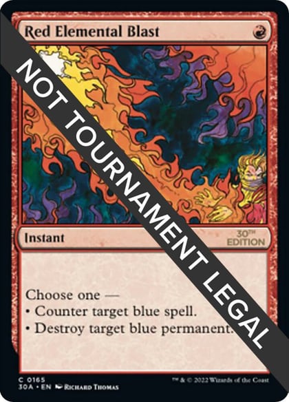 Red Elemental Blast, 30th Anniversary Edition 165
