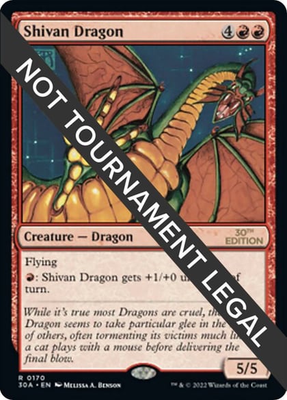 Shivan Dragon, 30th Anniversary Edition 170