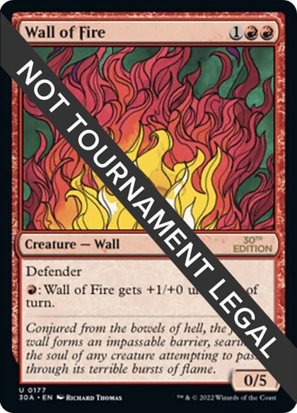 Wall of Fire, 30th Anniversary Edition 177