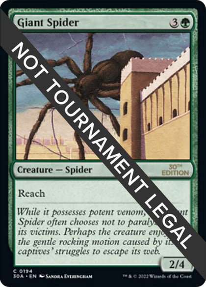 Giant Spider, 30th Anniversary Edition 194