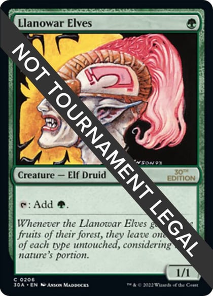 Llanowar Elves, 30th Anniversary Edition 206