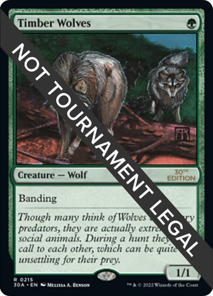 Timber Wolves, 30th Anniversary Edition 215