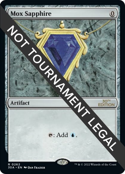 Mox Sapphire, 30th Anniversary Edition 262