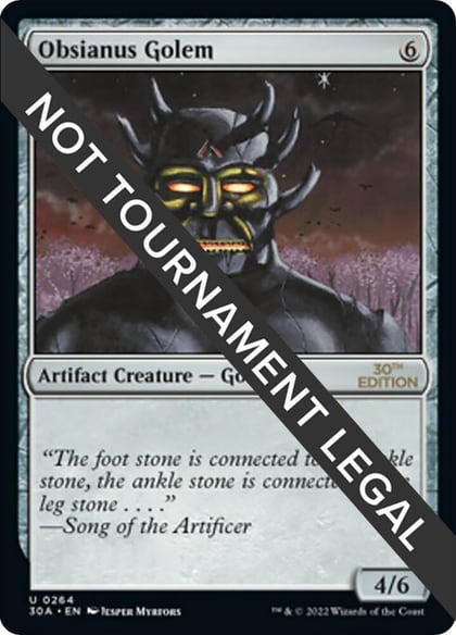 Obsianus Golem, 30th Anniversary Edition 264