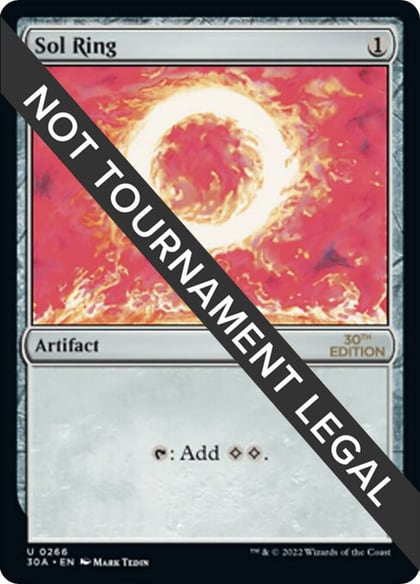 Sol Ring (266), 30th Anniversary Edition 266