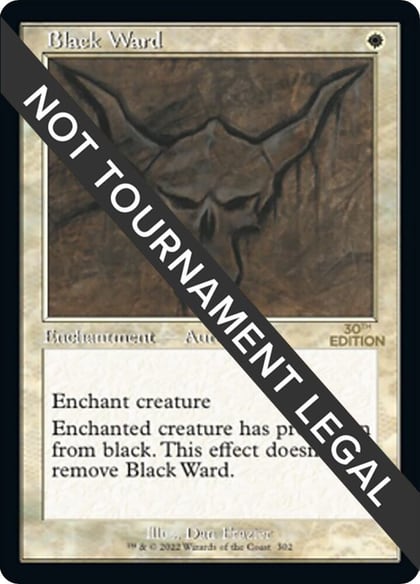 Black Ward (Retro Frame), 30th Anniversary Edition 302