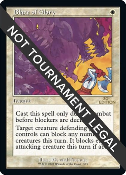 Blaze of Glory (Retro Frame), 30th Anniversary Edition 303