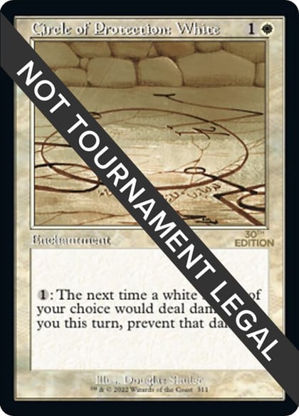 Circle of Protection: White (Retro Frame), 30th Anniversary Edition 311