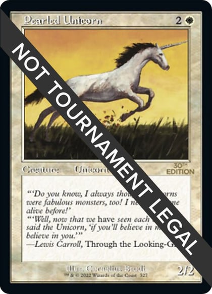 Pearled Unicorn (Retro Frame), 30th Anniversary Edition 327