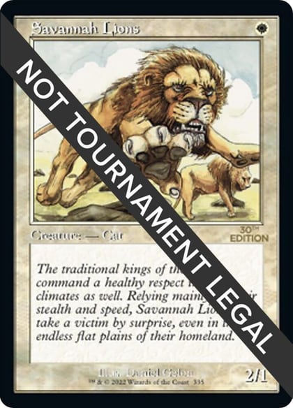 Savannah Lions (Retro Frame), 30th Anniversary Edition 335