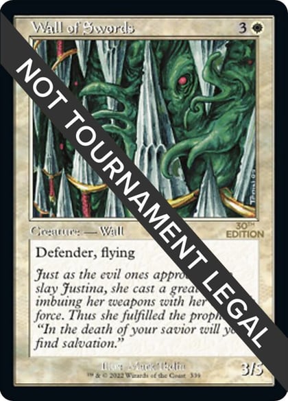 Wall of Swords (Retro Frame), 30th Anniversary Edition 339