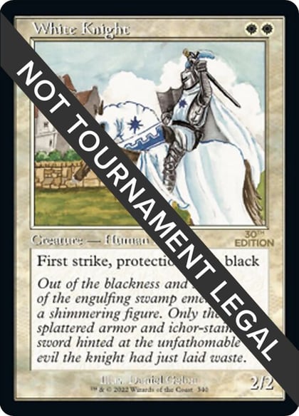White Knight (Retro Frame), 30th Anniversary Edition 340