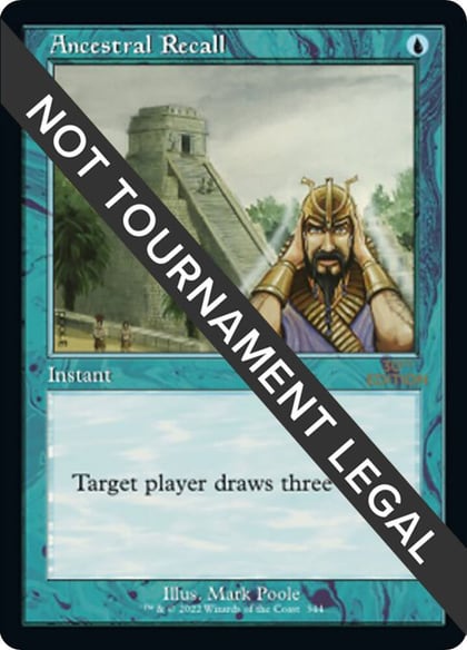 Ancestral Recall (Retro Frame), 30th Anniversary Edition 344