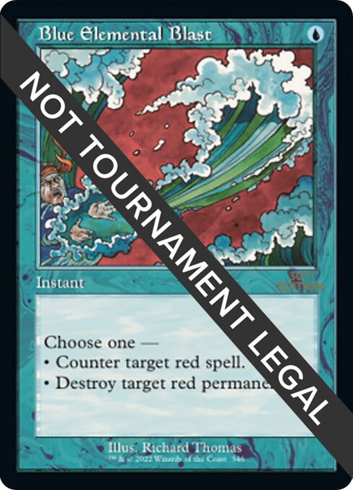 Blue Elemental Blast (Retro Frame), 30th Anniversary Edition 346