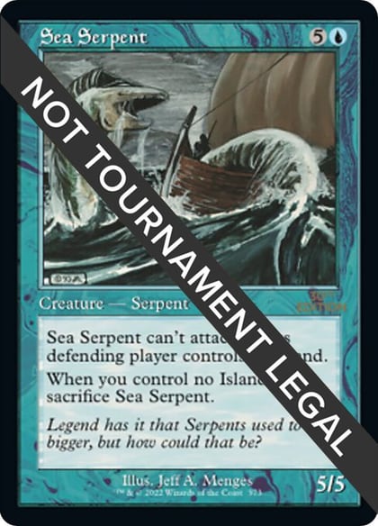 Sea Serpent (Retro Frame), 30th Anniversary Edition 373