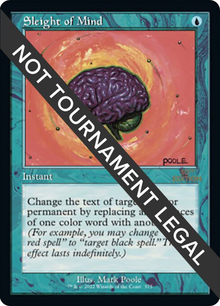 Sleight of Mind (Retro Frame), 30th Anniversary Edition 375