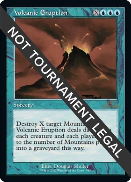 Volcanic Eruption (Retro Frame), 30th Anniversary Edition 385