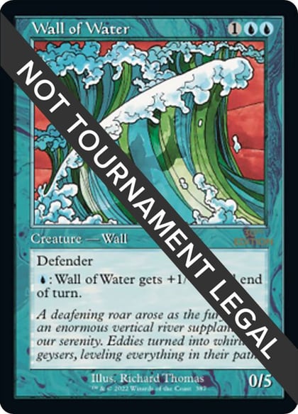 Wall of Water (Retro Frame), 30th Anniversary Edition 387