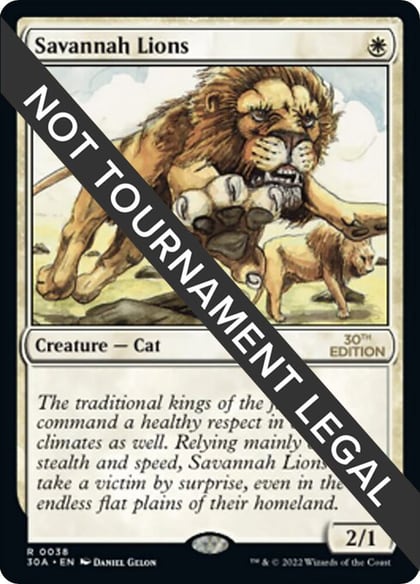 Savannah Lions, 30th Anniversary Edition 38