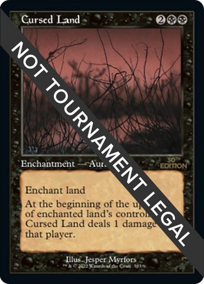 Cursed Land (Retro Frame), 30th Anniversary Edition 393