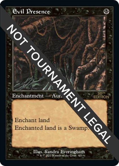 Evil Presence (Retro Frame), 30th Anniversary Edition 401