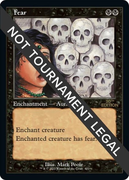 Fear (Retro Frame), 30th Anniversary Edition 402