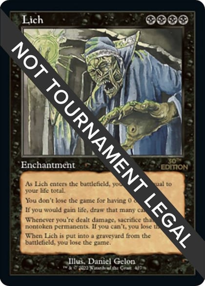 Lich (Retro Frame), 30th Anniversary Edition 407