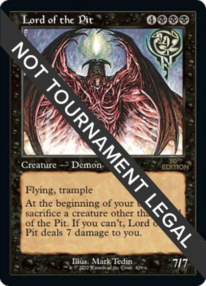 Lord of the Pit (Retro Frame), 30th Anniversary Edition 408