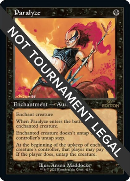 Paralyze (Retro Frame), 30th Anniversary Edition 413