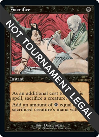 Sacrifice (Retro Frame), 30th Anniversary Edition 418