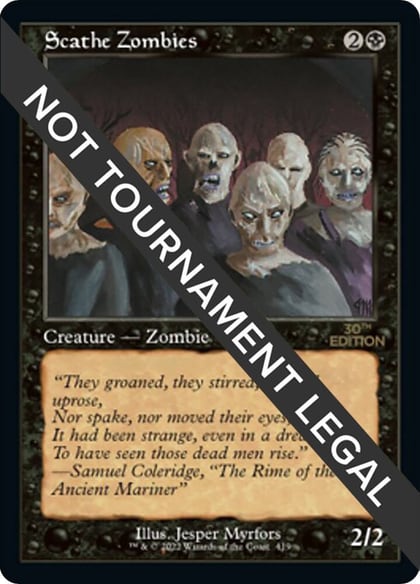 Scathe Zombies (Retro Frame), 30th Anniversary Edition 419