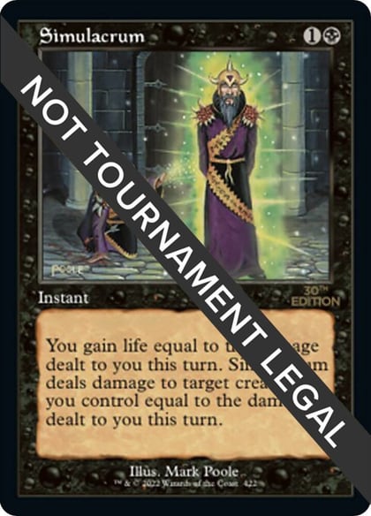 Simulacrum (Retro Frame), 30th Anniversary Edition 422