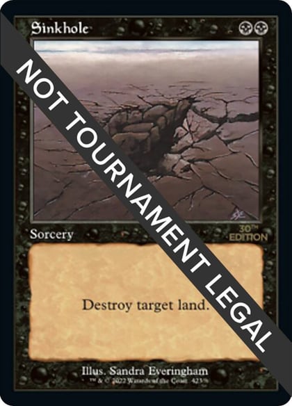 Sinkhole (Retro Frame), 30th Anniversary Edition 423