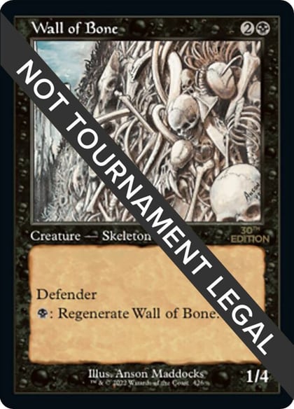 Wall of Bone (Retro Frame), 30th Anniversary Edition 426