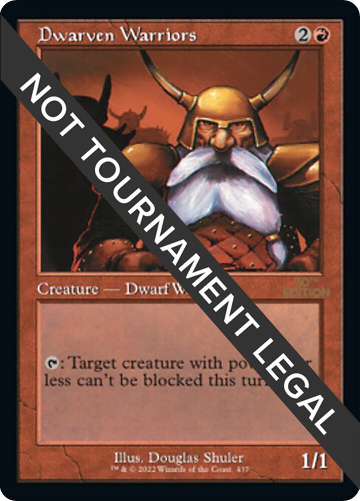 Dwarven Warriors (Retro Frame), 30th Anniversary Edition 437