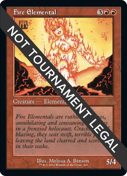 Fire Elemental (Retro Frame), 30th Anniversary Edition 441