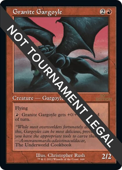 Granite Gargoyle (Retro Frame), 30th Anniversary Edition 448