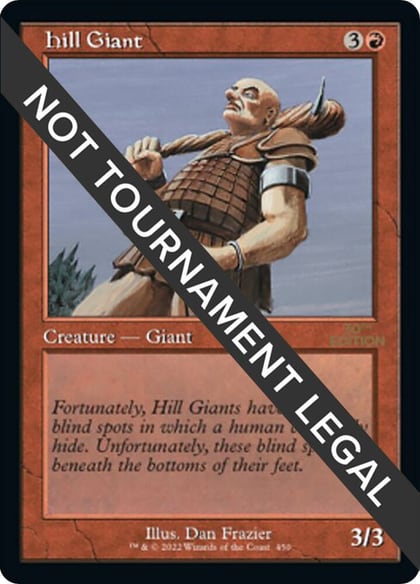 Hill Giant (Retro Frame), 30th Anniversary Edition 450