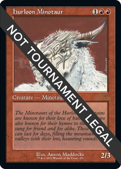 Hurloon Minotaur (Retro Frame), 30th Anniversary Edition 451