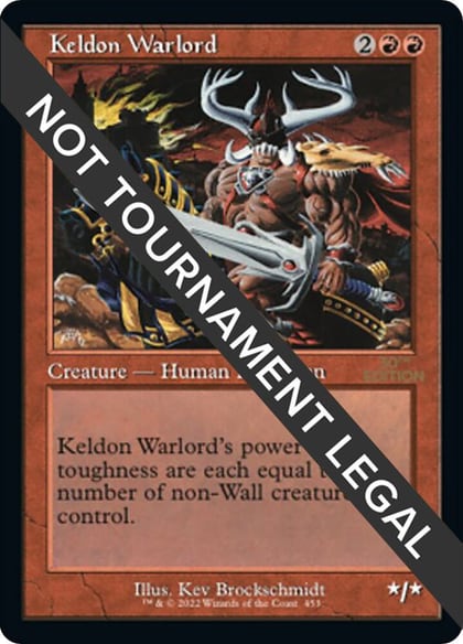 Keldon Warlord (Retro Frame), 30th Anniversary Edition 453