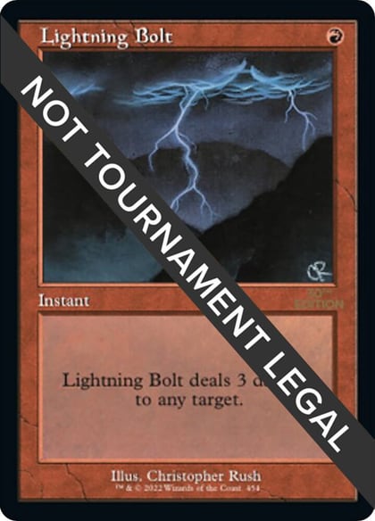 Lightning Bolt (Retro Frame), 30th Anniversary Edition 454