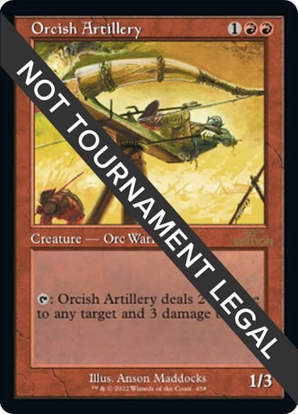 Orcish Artillery (Retro Frame), 30th Anniversary Edition 458
