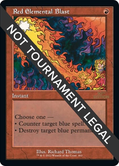 Red Elemental Blast (Retro Frame), 30th Anniversary Edition 462